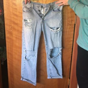 LF ripped jeans